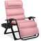Best Choice Products Oversized Zero Gravity Chair, Folding Recliner w/ Removable Cushion, Side Tray